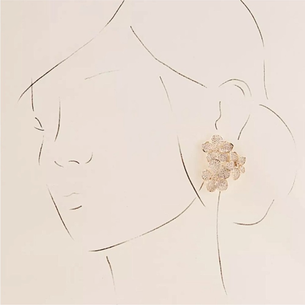 ANTHROPOLOGIE by Maddie Maira Floral Earrings - Picture 2 of 5